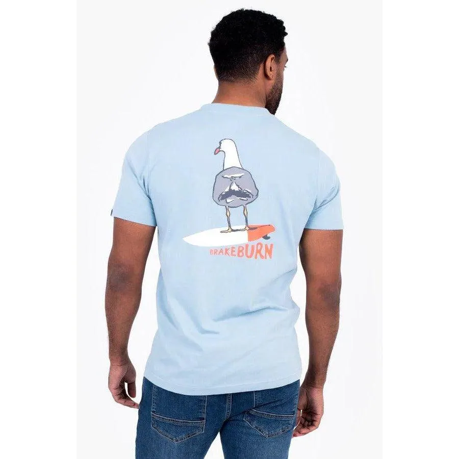 Brakeburn Seagul Pocket Tee - Blue