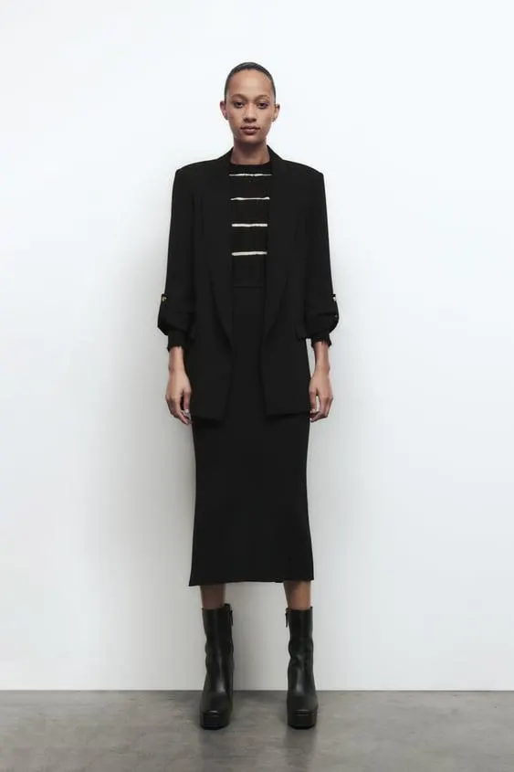 BLAZER MANICHE ARROTOLATE