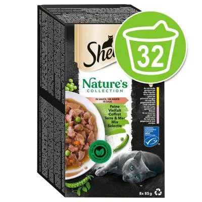 Sheba Nature's Collection 32 x 85 g em molho para gatos