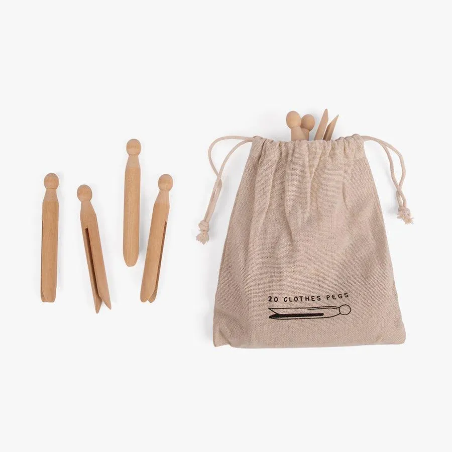 Saco para molas da roupa (20 molas) KURU