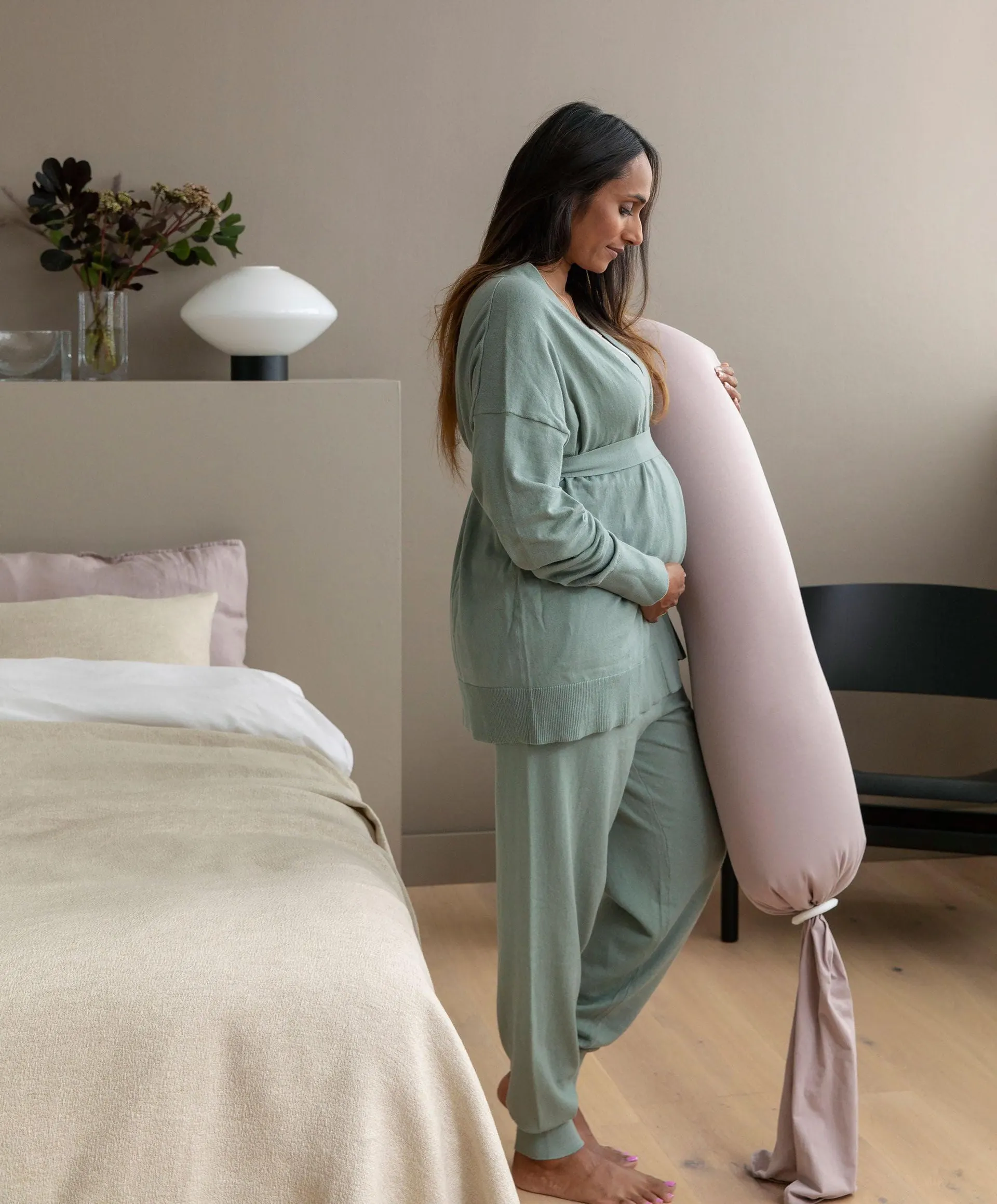 bbhugme™ Pregnancy Pillow Kit - Dusty Pink