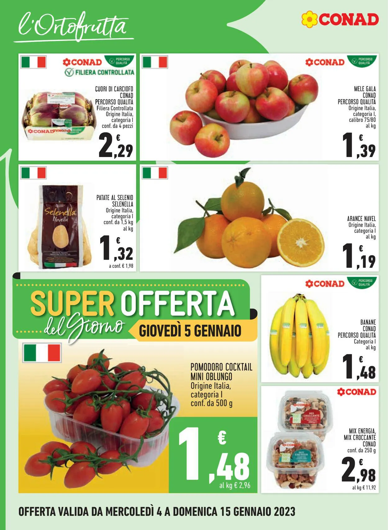 Conad Volantino attuale da 4 gennaio a 1 febbraio di 2024 - Pagina del volantino 2