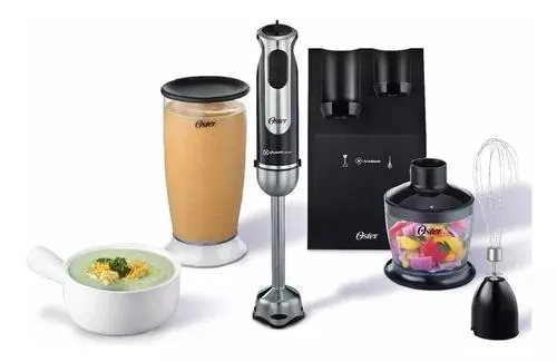 Licuadora De Mano Oster 2800 Alto Rendimiento Con Accesorios