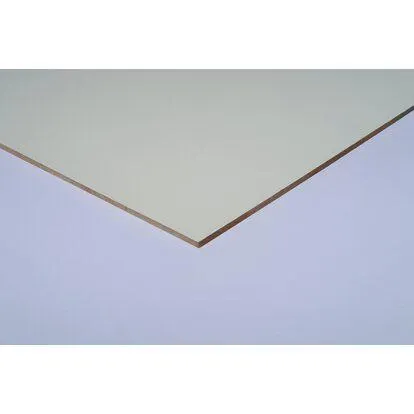 HDF 1-stranně lakovaná Kronospan 0101 PE bílá, tloušťka 3 mm - metráž