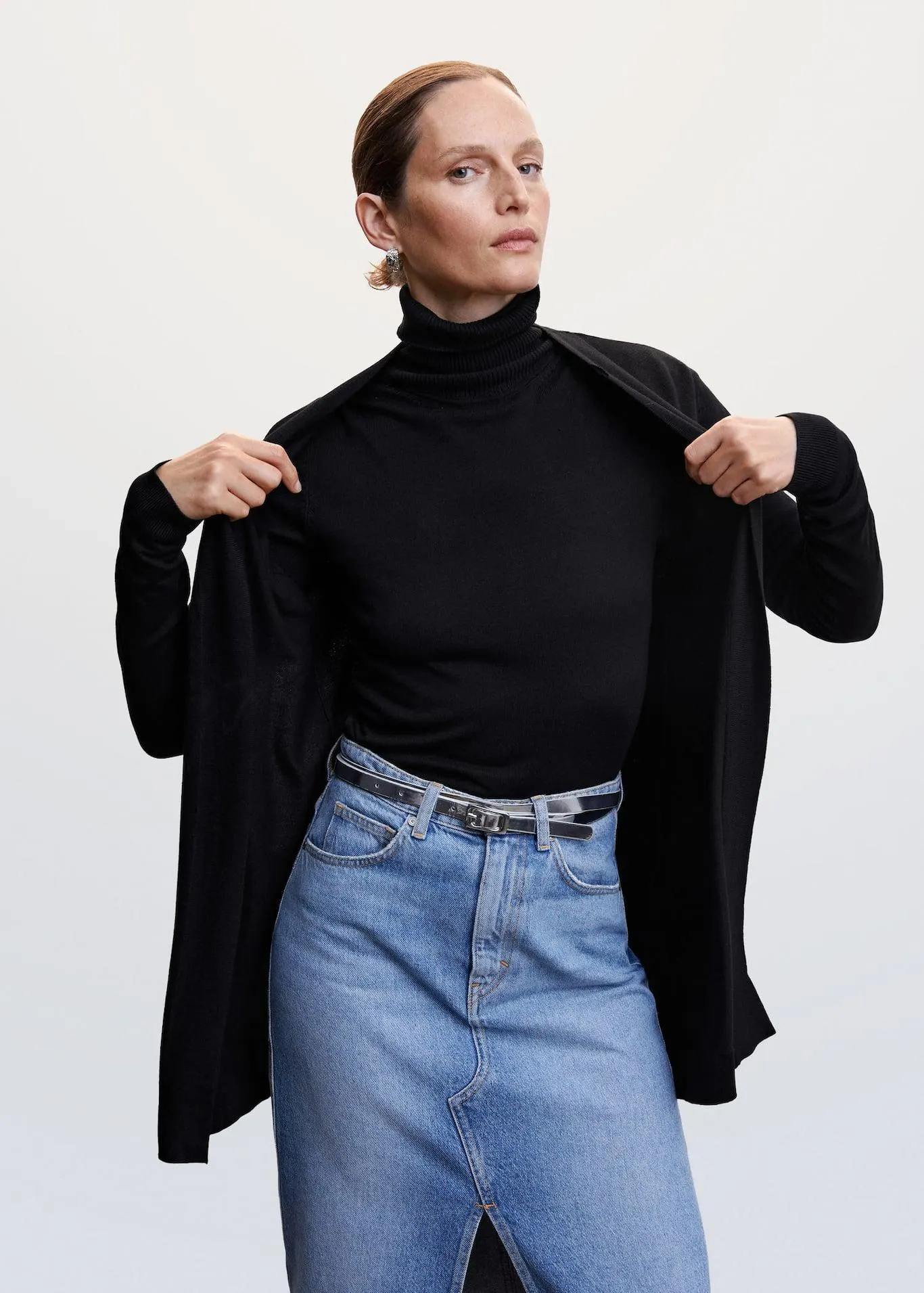 Cardigan maglia sottile