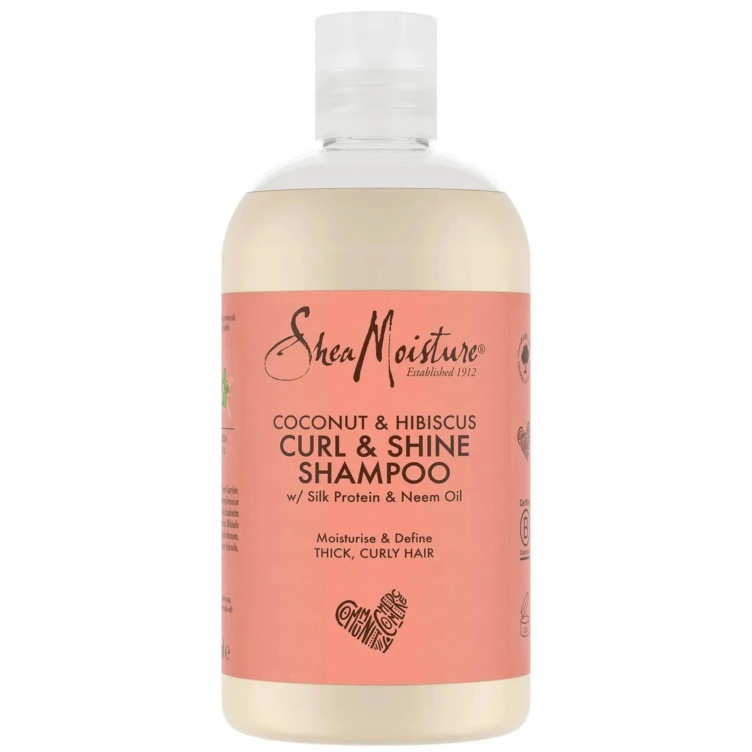 Shea Moisture Coconut & Hibiscus Curl & Shine Shampoo 379ml