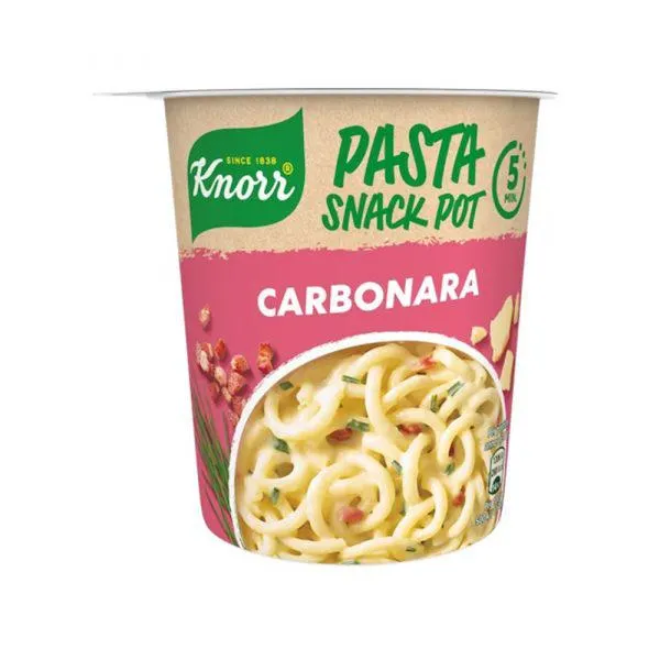KNORR SNACK POT CARBONARA 63g(1.99)