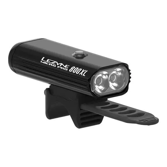 Lumière avant Lezyne Micro Drive Pro 800XL lumens noir