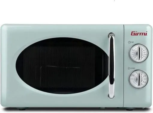 GIRMI FORNO A MICROONDE VINTAGE COMBINATO 700+800W COLORE VERDE CAPACITÀ 20LT
