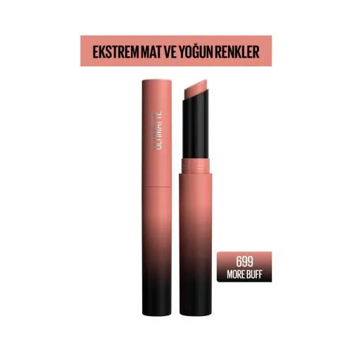 Maybelline New York Color Sensational Ultimatte Ruj 699 More Buff