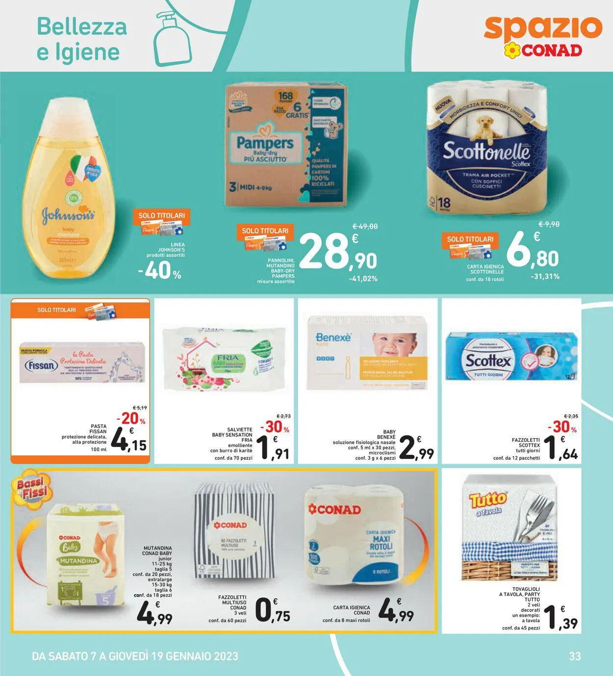 Conad Volantino attuale da 4 gennaio a 1 febbraio di 2024 - Pagina del volantino 33