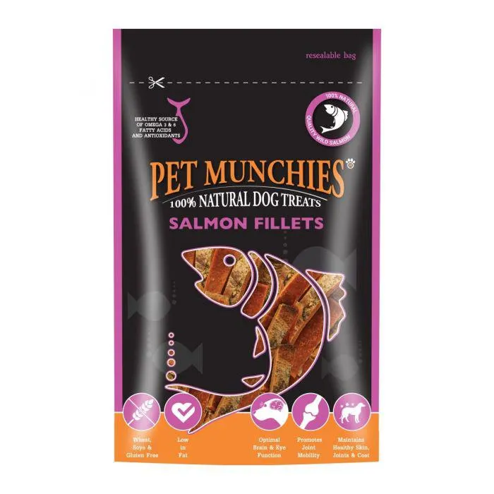 Pet Munchies Wild Salmon Fillets 90G
