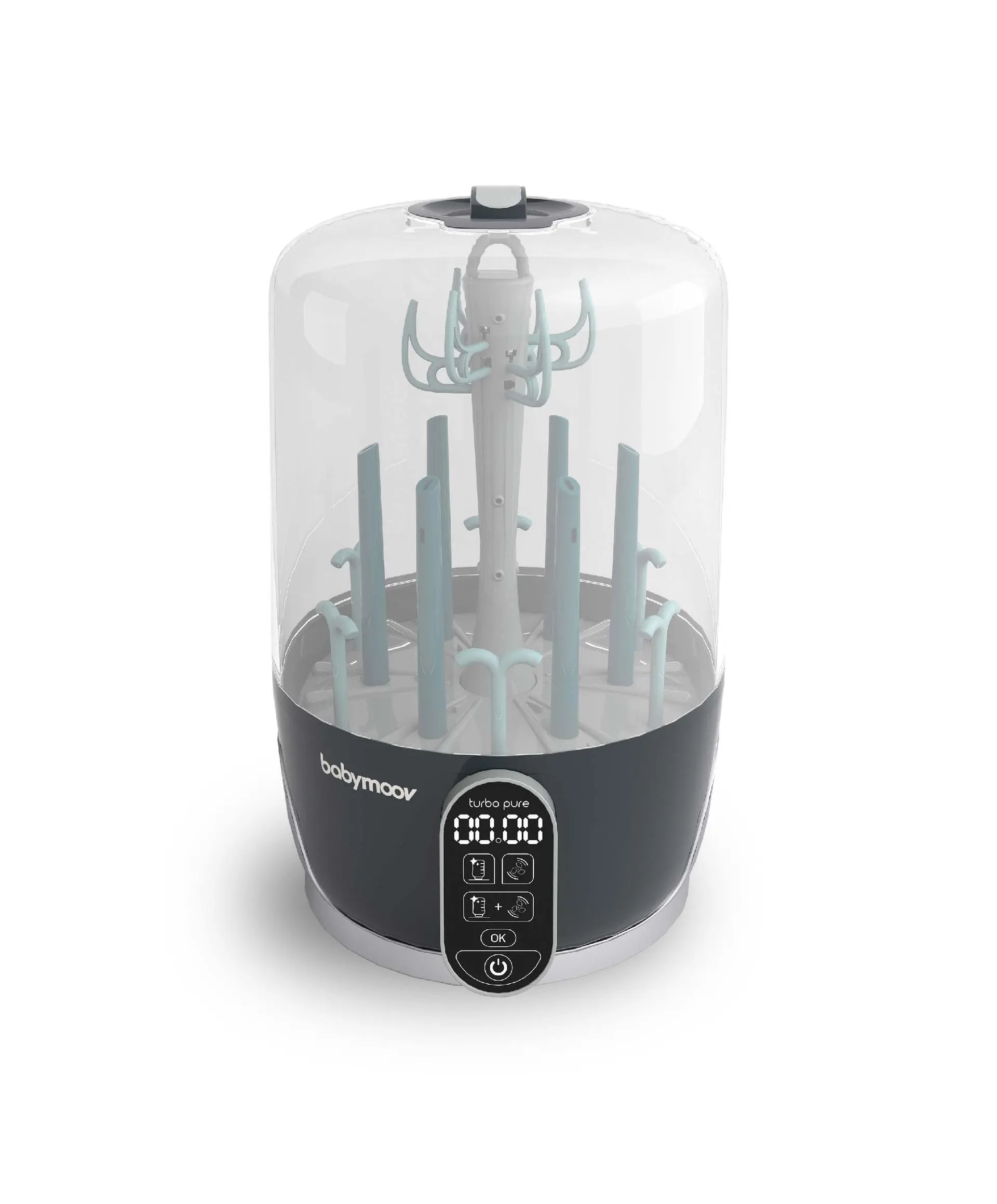 Babymoov Turbo Pure Steriliser and Bottle Dryer - Blue