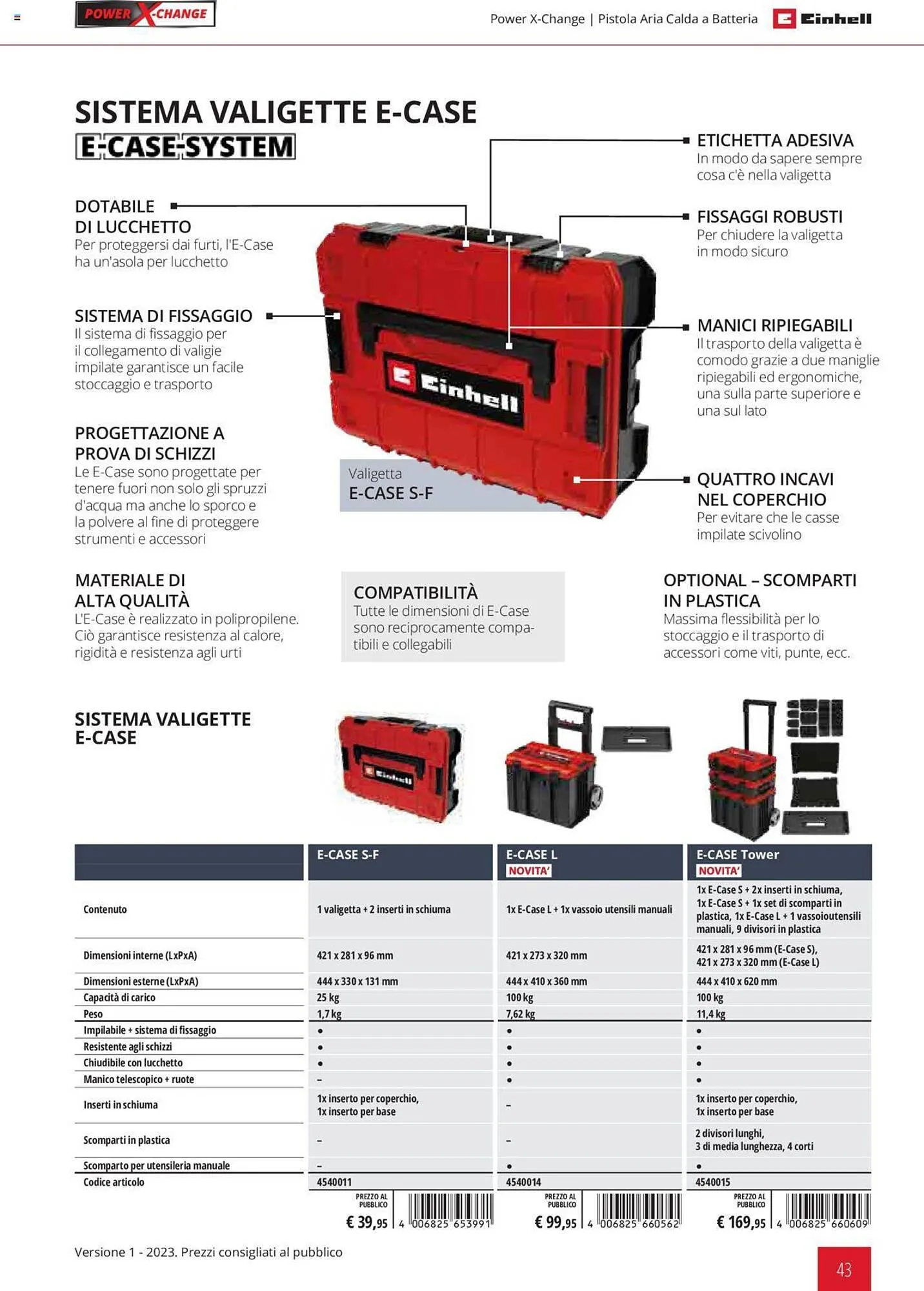 Volantino Einhell da 1 febbraio a 31 dicembre di 2023 - Pagina del volantino 43