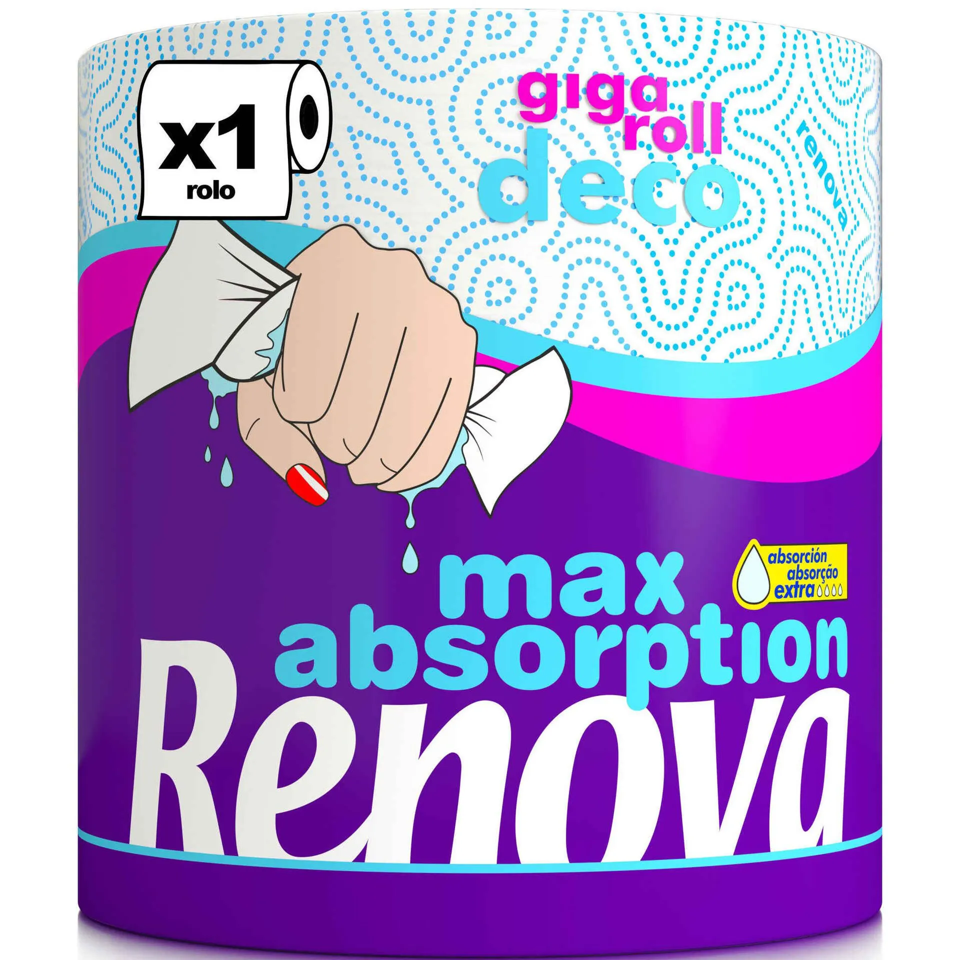 Rolo de Cozinha Giga Roll Deco