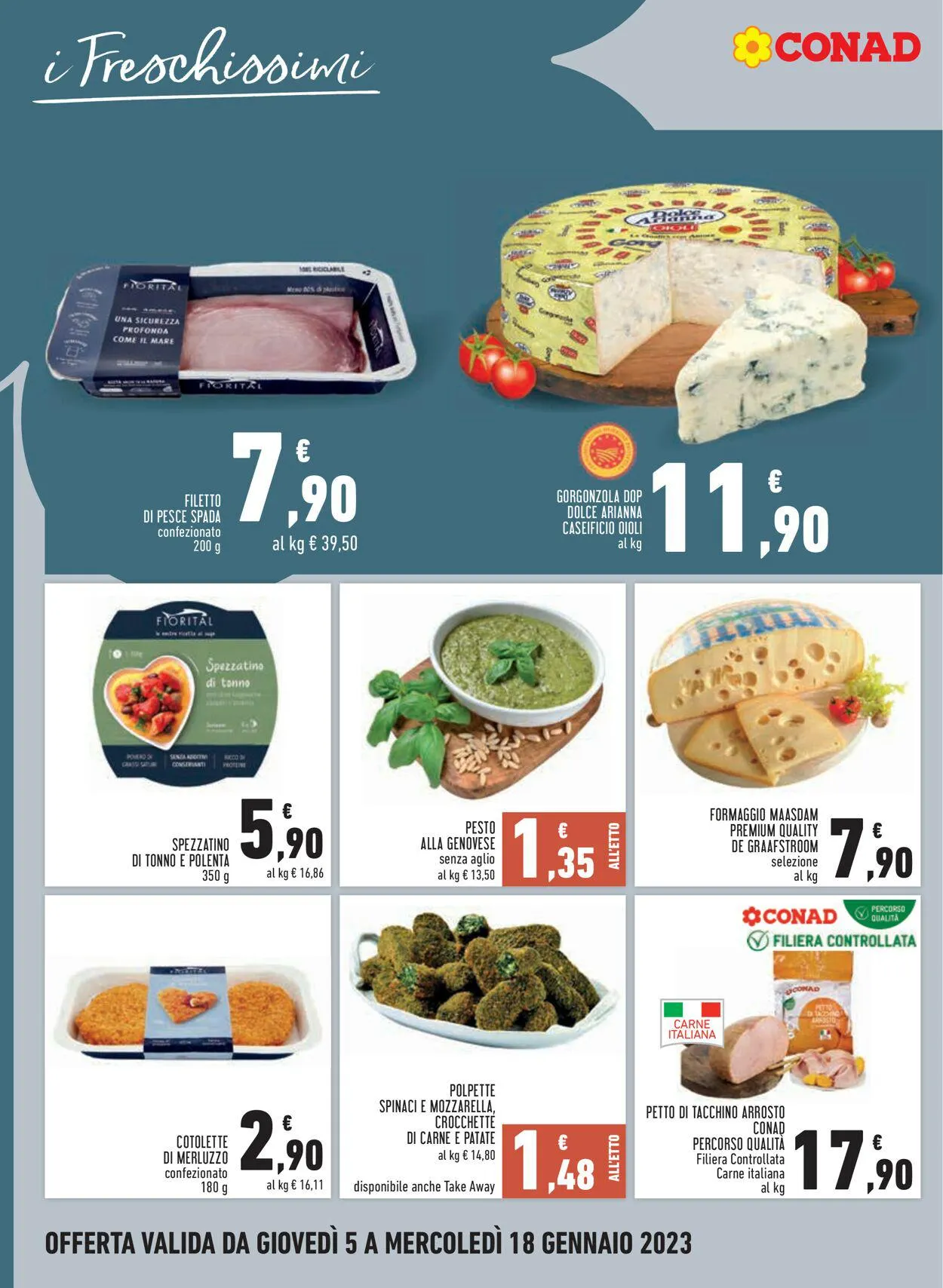 Conad Volantino attuale da 4 gennaio a 1 febbraio di 2024 - Pagina del volantino 4