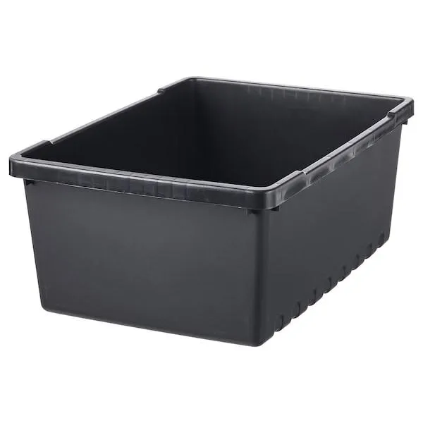 Storage box, black,