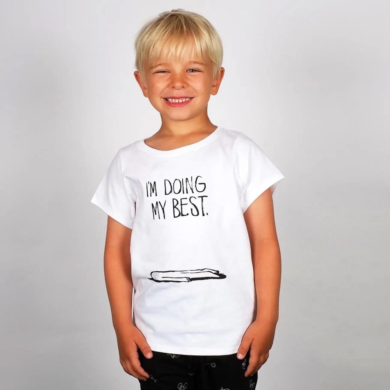 T-shirt Lillehammer Doing My Best White