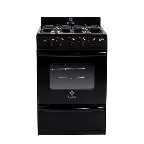 Cocina Escorial Master Style MASST56N Multigas 56CM Negro