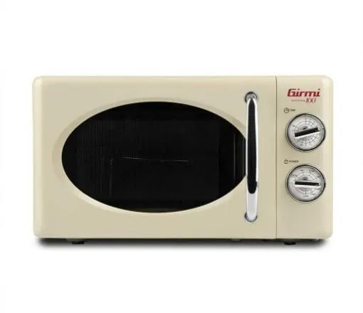 GIRMI FORNO A MICROONDE COMBINATO 700+800W VINTAGE COLORE CREMA 20LT