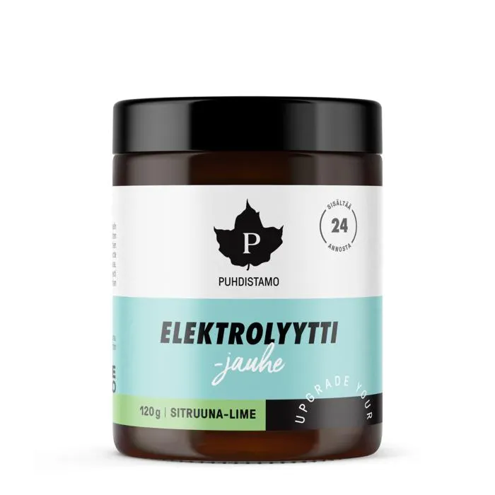 Elektrolyyttijauhe, sitruuna & lime, 120 g