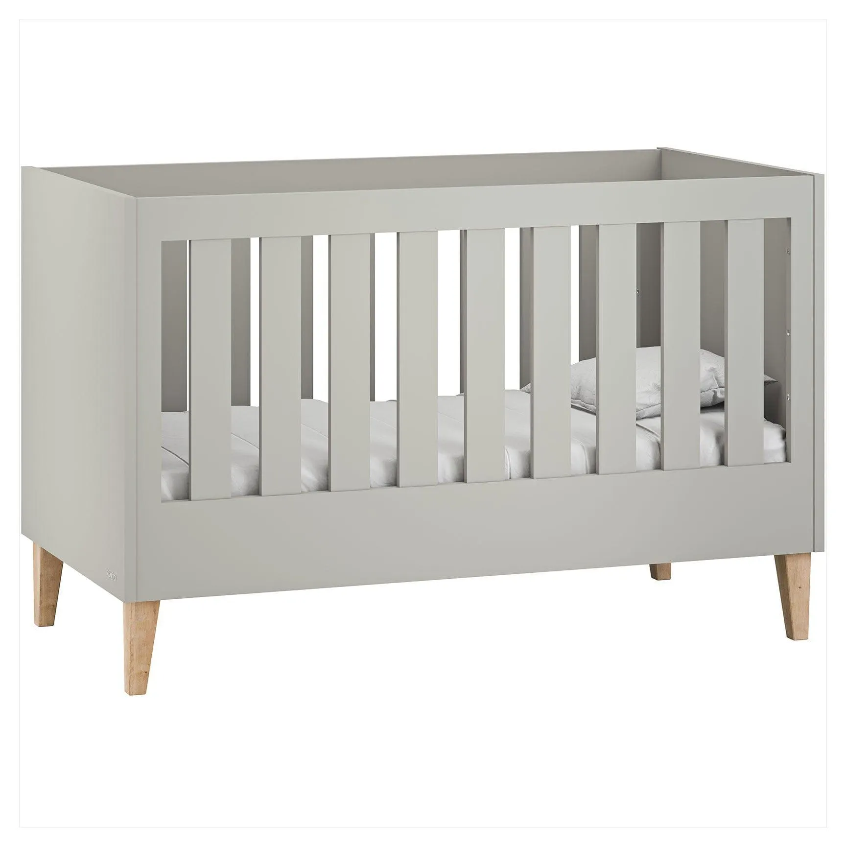 Venicci Saluzzo Cot Bed in Warm Grey