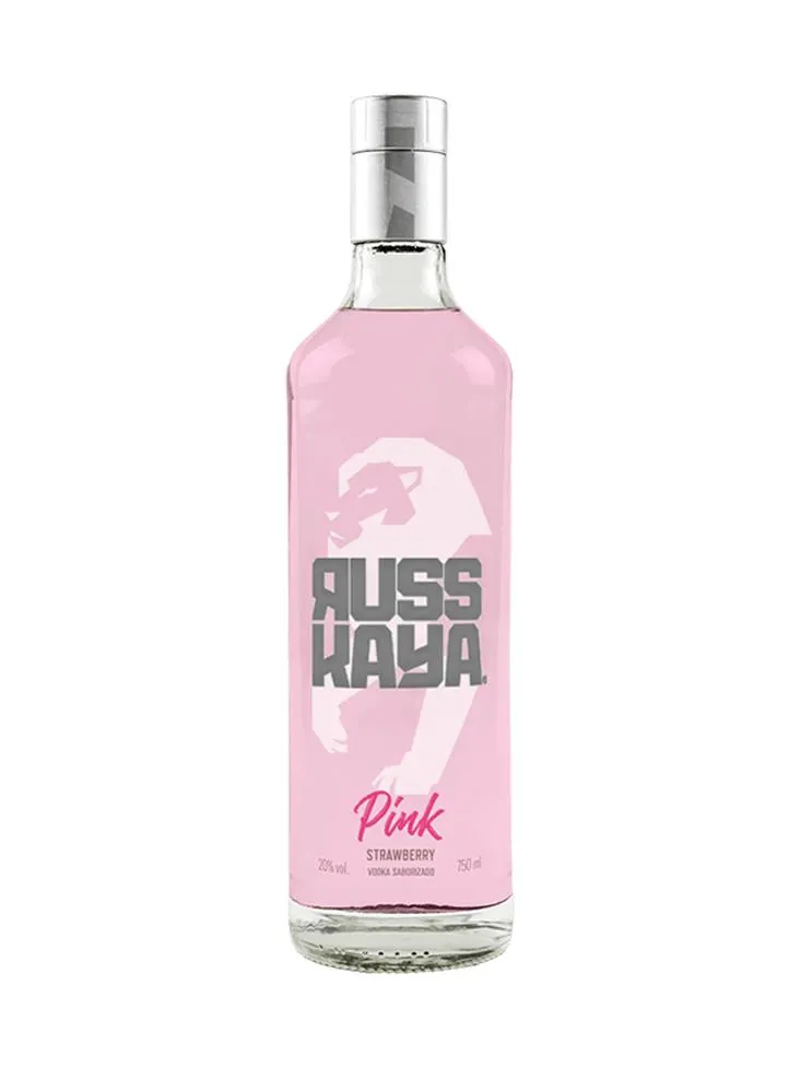 VODKA RUSSKAYA PINK 750ML