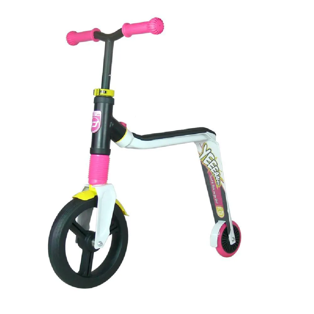 Scoot & Ride Highway Freak White, Pink and Yellow