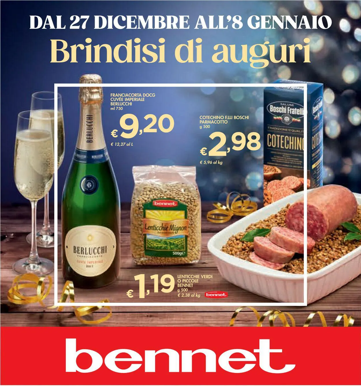 bennet Volantino attuale da 27 dicembre a 8 gennaio di 2024 - Pagina del volantino 1