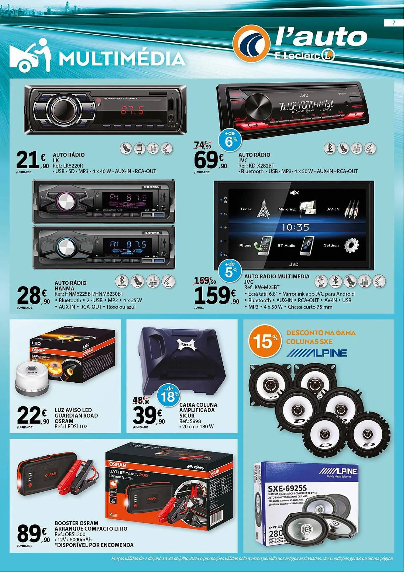 Folheto Folheto E.Leclerc de 7 de junho até 30 de julho 2023 - Pagina 7