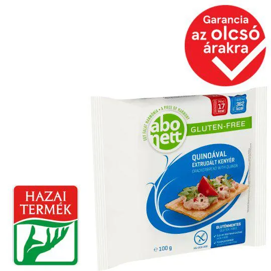 Abonett gluténmentes extrudált kenyér quinoával 100 g