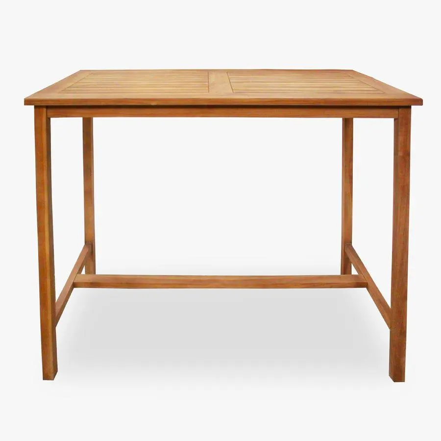 Mesa alta de madeira 120x60x110cm DUBAI