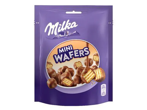 bolachas milka mini wafers 110g