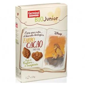 BISCOTTI FARRO CACAO 250 GR - BIOJUNIOR GERMINAL