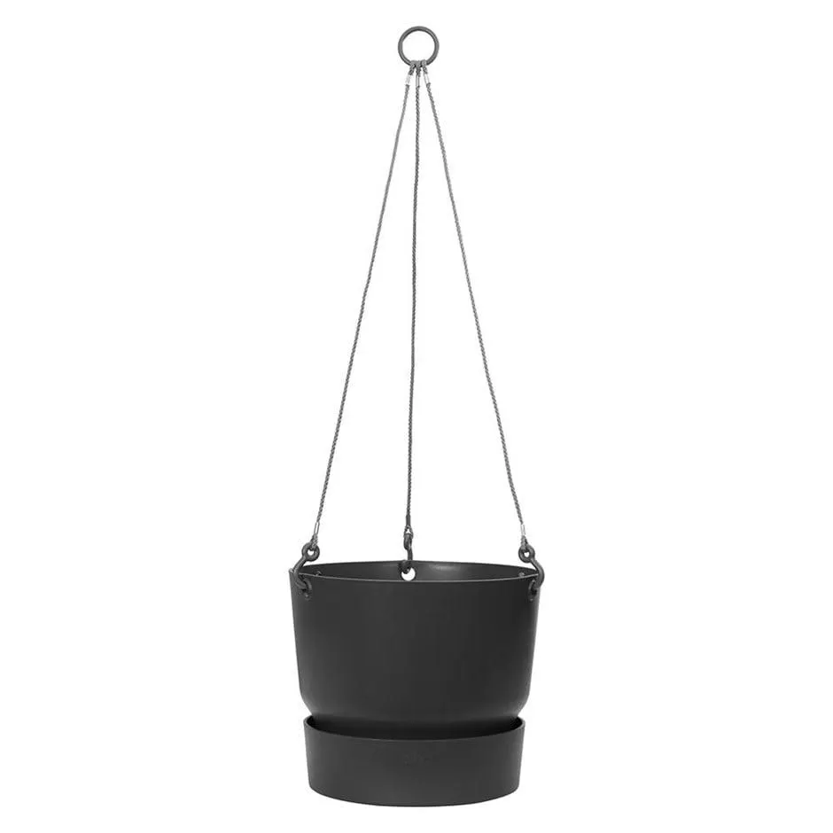 Greenville hanging basket black