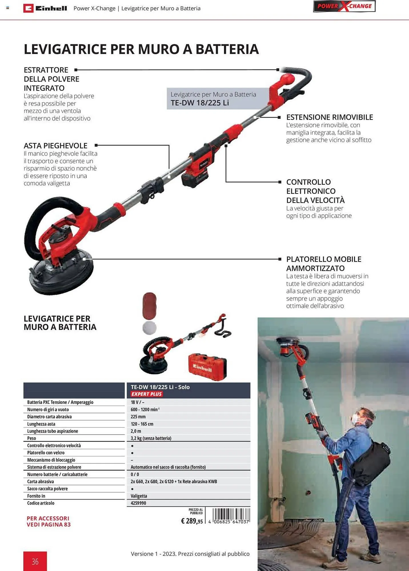 Volantino Einhell da 1 febbraio a 31 dicembre di 2023 - Pagina del volantino 36