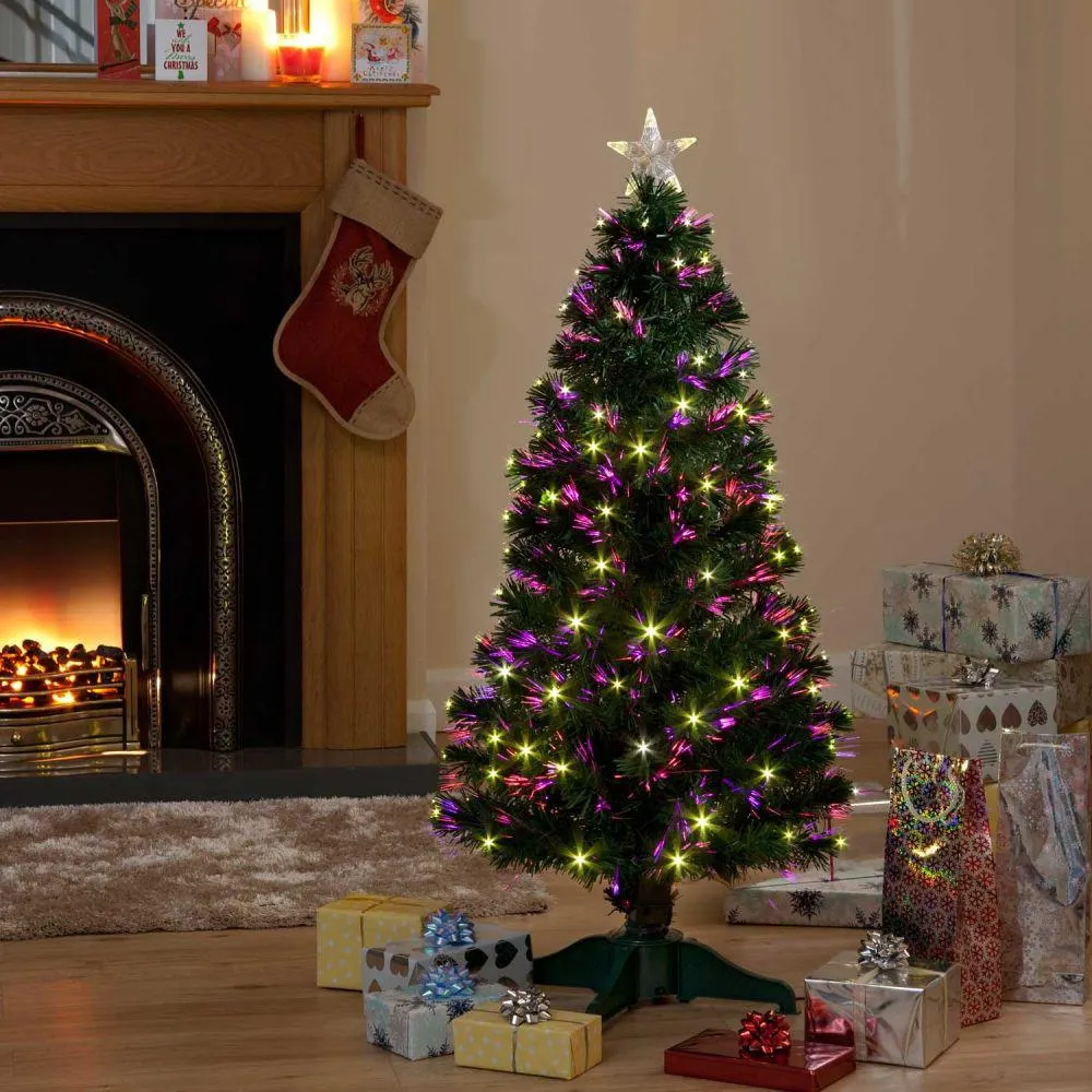 Galaxy Multi-Colour Fibre Optic Christmas Tree with LEDs