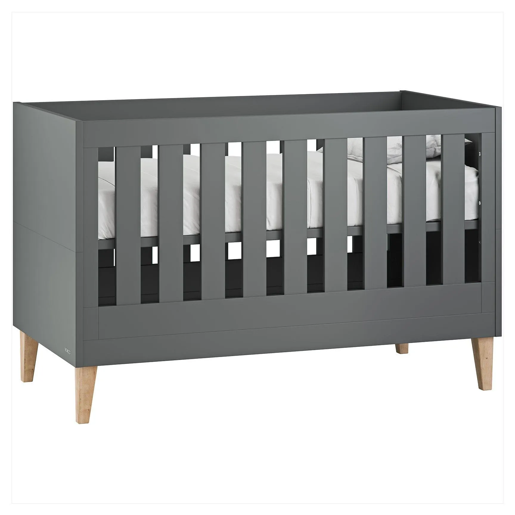Venicci Saluzzo Cot Bed in Graphite