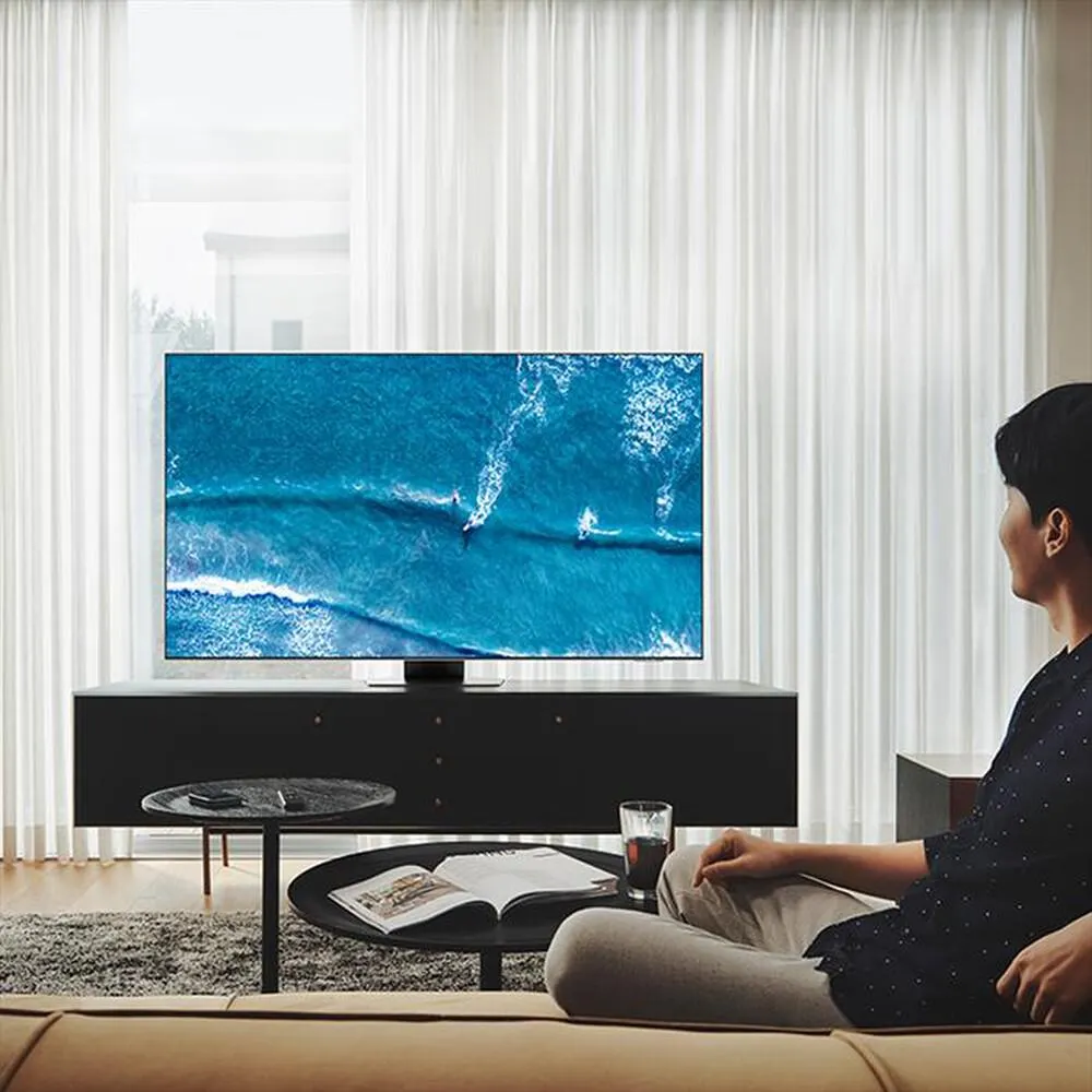 SAMSUNG - Smart TV Neo QLED 4K 65” QE65QN85B-Bright Silver