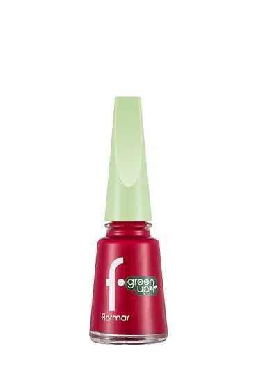 Green Up Yüksek Pigmentli & Parlak Bitişli Nefes Alabilen Vegan Oje