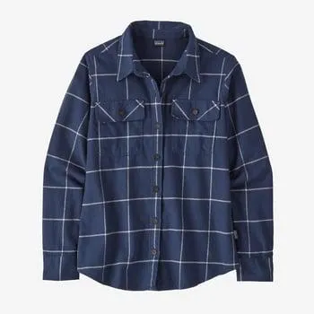 Women's Long-Sleeved Organic Cotton Midweight Fjord Flannel Shirt