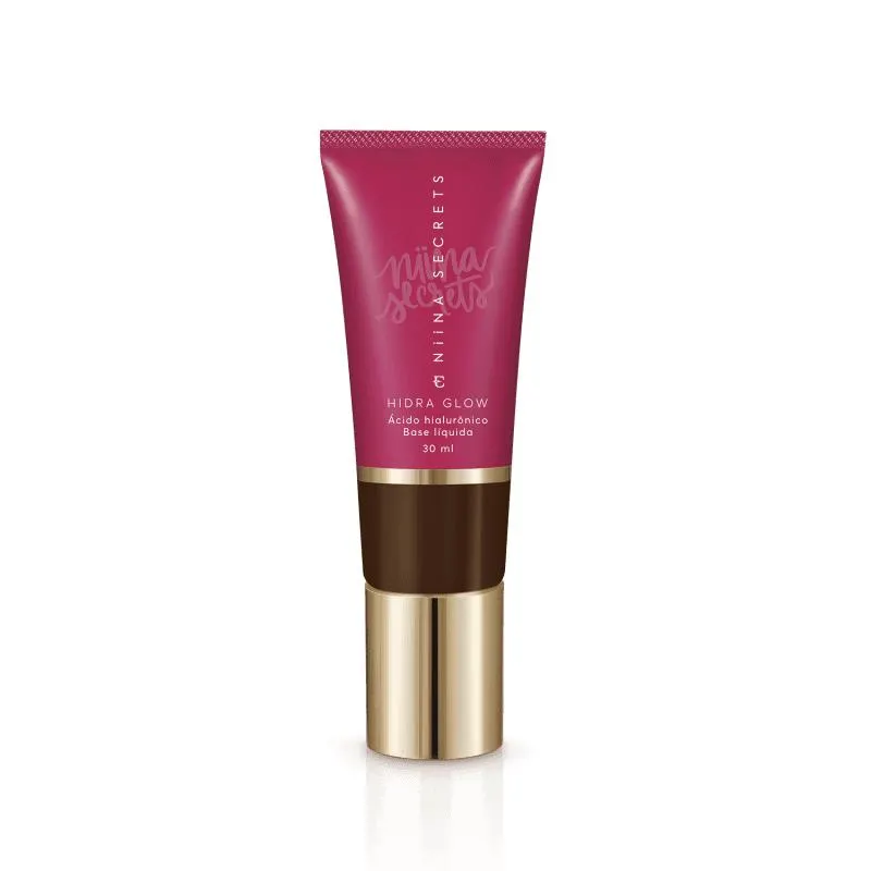 Base Líquida Niina Secrets Hidra Glow Cor 100 30ml