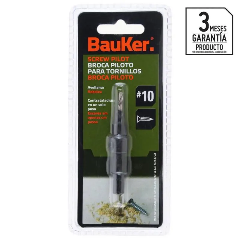 Broca Avellanadora 3.2 x 100 mm Bauker
