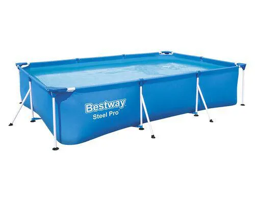 piscina rectangular com bomba de filtro bestway 300x201x66cm