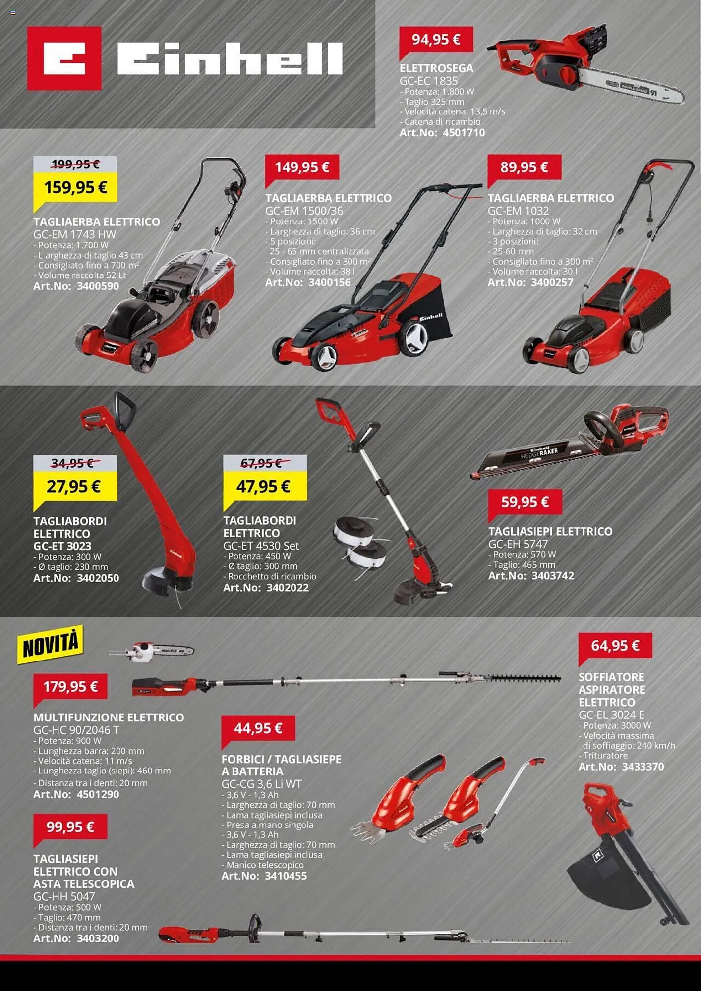 Volantino Einhell da 1 giugno a 30 settembre di 2023 - Pagina del volantino 14