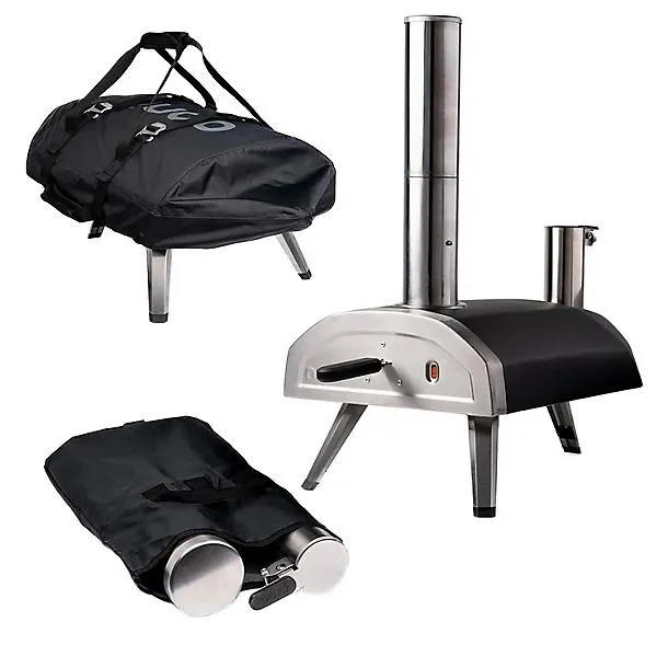Ooni Fyra 12 Wood Pellet Pizza Oven and Carry Cover Bundle