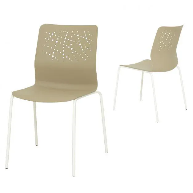 URBAN BLOCK 20 - asiento polipropileno beige