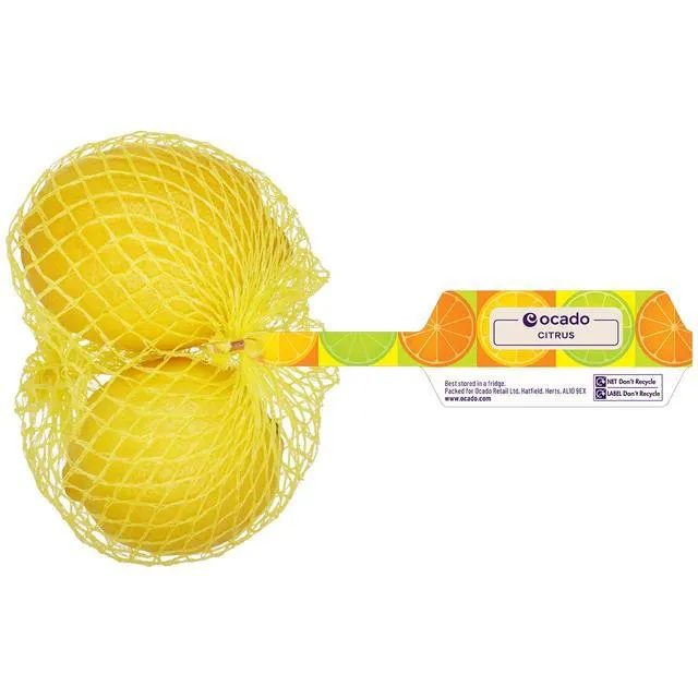 Ocado Lemons Twin Pack 2 per pack