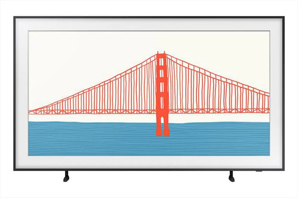 SAMSUNG - Smart TV The Frame 4K 55” 55LS03A-Black