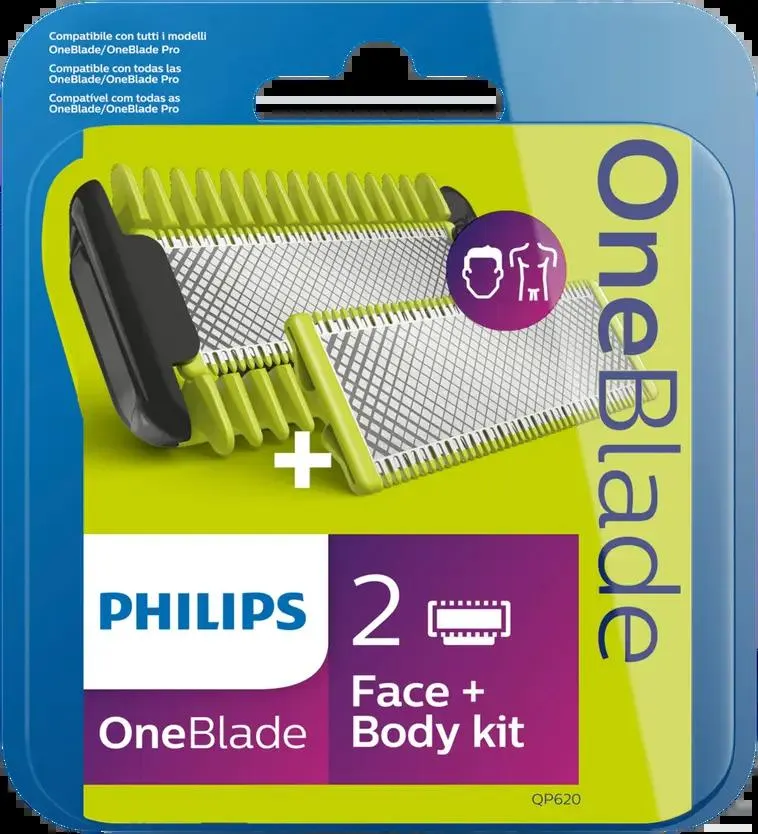 OneBlade vaihtoterät Face&Body QP620/50